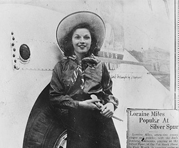 Lorraine, age 15, performed at the Silver Spur in Fort Worth. Lorraine, age 15, performed at the Silver Spur in Fort Worth.