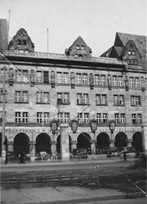 Site of Nuremberg trials in 1947; Lorraine attended nearly every day. Site of Nuremberg trials in 1947; Lorraine attended nearly every day.