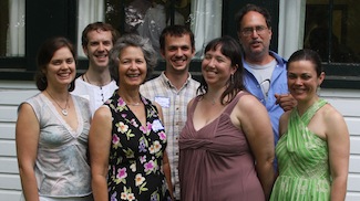 The Shenandoah Harmony music committee (from left): Leyland, Myles, Kelly, Dan, Nora, John, Rachel. Photo by John Alexander. The Shenandoah Harmony music committee (from left): Leyland, Myles, Kelly, Dan, Nora, John, Rachel. Photo by John Alexander.