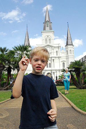 Eli in New Orleans. Eli in New Orleans.
