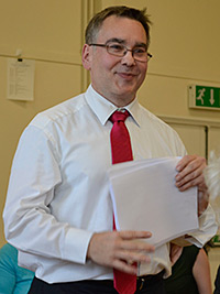 Michael Walker, of London, was the capable chair of the 2012 UK Convention. Photograph by Ewan Paterson. Michael Walker, of London, was the capable chair of the 2012 UK Convention. Photograph by Ewan Paterson.